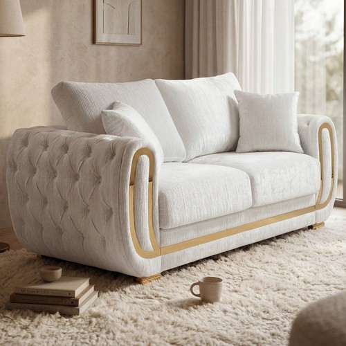 Modern silver velvet - modern, sofa