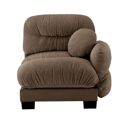 Sofa rsf chenille brown - sofa,