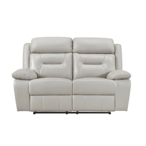 Silver loveseat recliner - silver,