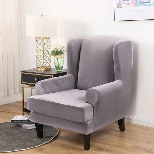 Stretch wingback slipcover - wingback,
