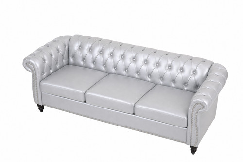 Chesterfield upholstered sofa - chesterfield,