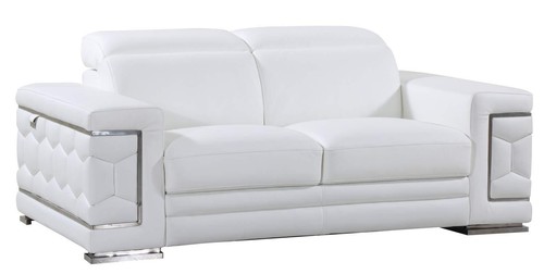 White italian leather sofa - 71,