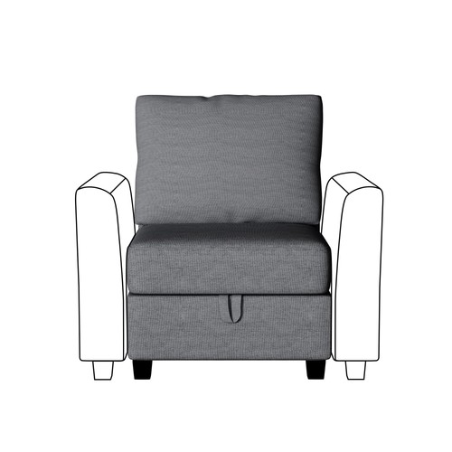Real relax ottoman linen - relax,