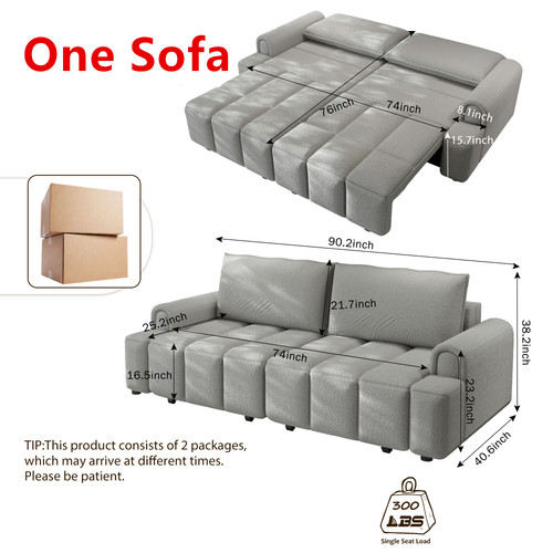 Seater upholstere sofa with - 4-seater,