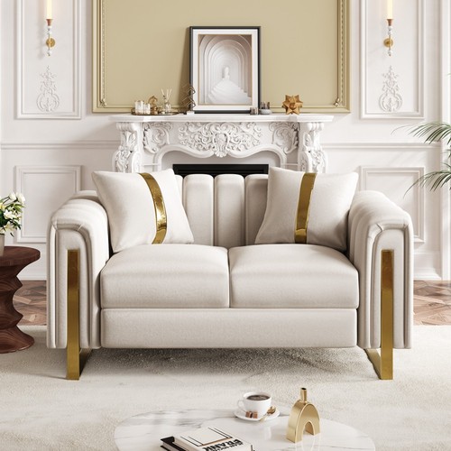 Luxury velvet sofa couch - sofa,