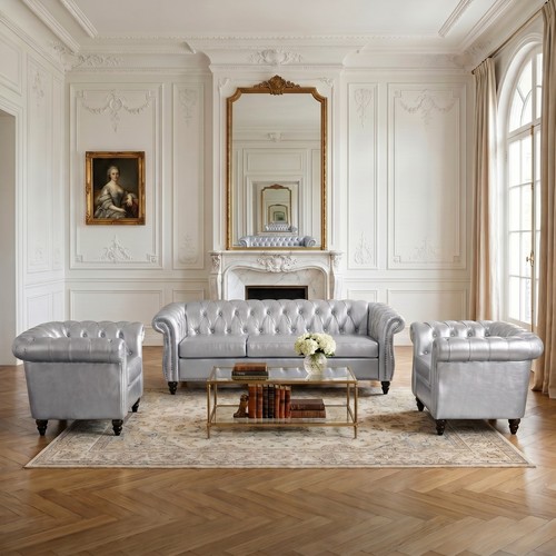 Chesterfield seats faux - 3,
