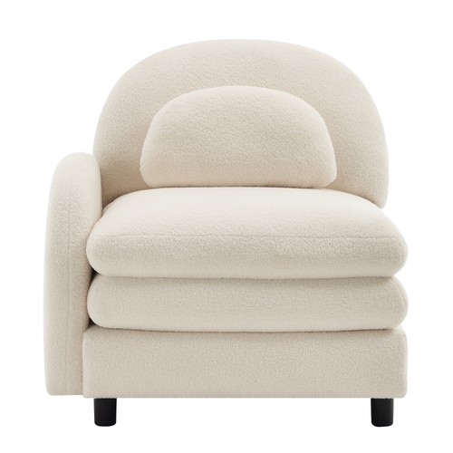Curved sofa lsf teddy - lsf, fabric