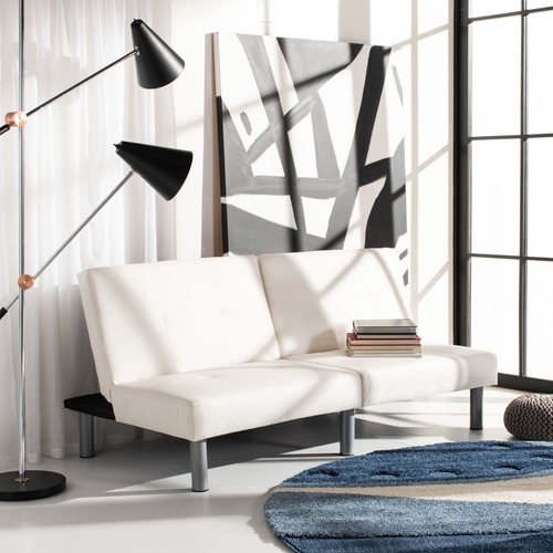 Modern futon bed white - modern,