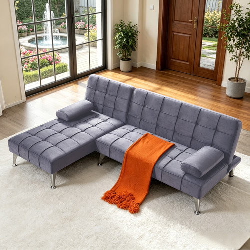 Modern velvet futon - velvet,